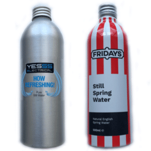 Recycled Aluminium Refillable Bottle - Natural Spring Water 500ml