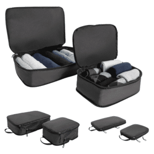 Swiss Peak Ridge AWARE™ RPET Compression Travel Cubes 2pc