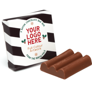 3 Baton Bar Milk Chocolate in a Box