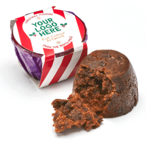 Chocolate Christmas Pudding with a Belly Wrap